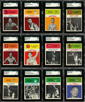 1961/62 Fleer Basketball SGC-Graded Complete Set (66)